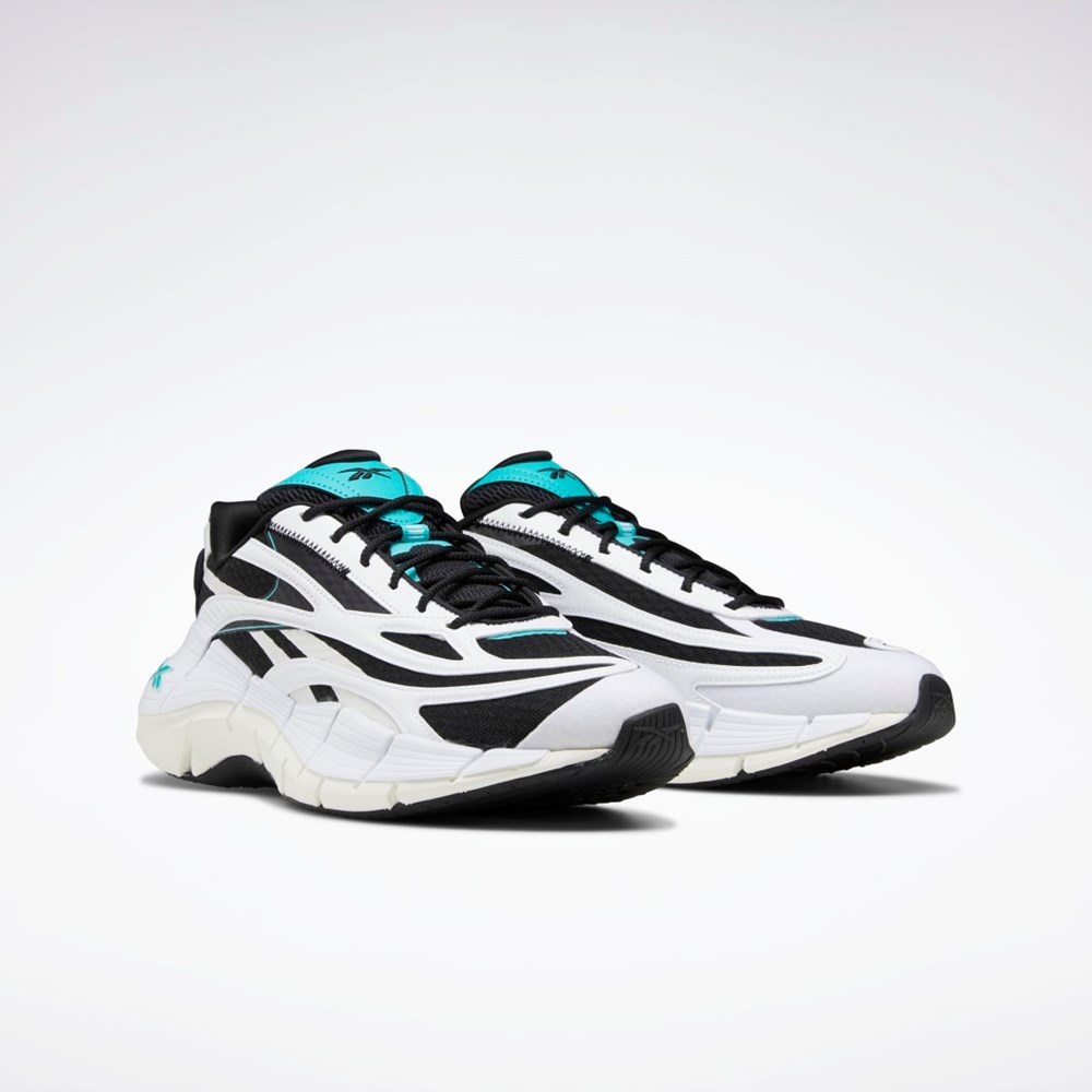 Reebok Zig Kinetica 2.5 Shoes Mustat Valkoinen | NYVLZC-123