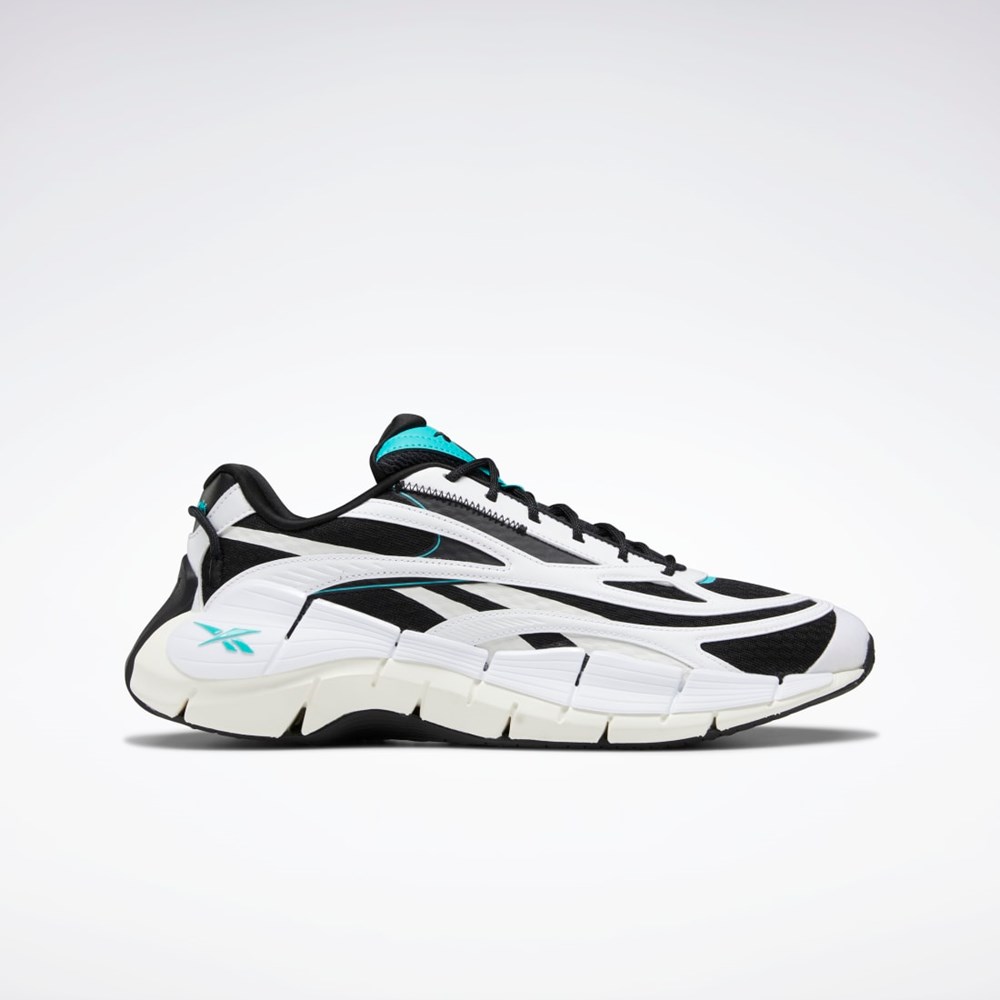Reebok Zig Kinetica 2.5 Shoes Mustat Valkoinen | NYVLZC-123