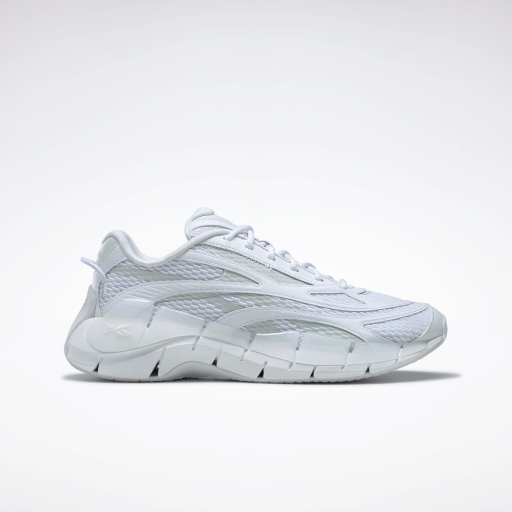 Reebok Zig Kinetica 2.5 Shoes Valkoinen Harmaat Harmaat | OTHSEM-825