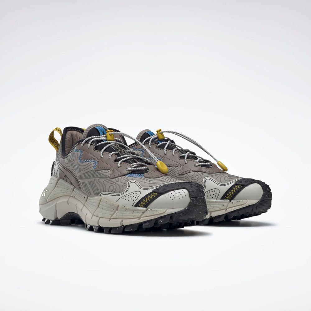 Reebok Zig Kinetica II Edge Shoes Harmaat Sininen Vihreä | KOMWGD-805