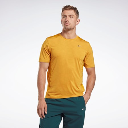 Reebok ACTIVCHILL Athlete T-Shirt Bright Ochre | VYENZQ-791
