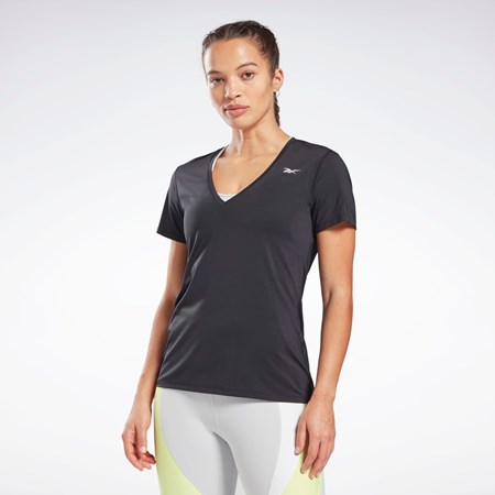 Reebok Activchill Urheilulliset T-Shirt Mustat | VZPWFT-690
