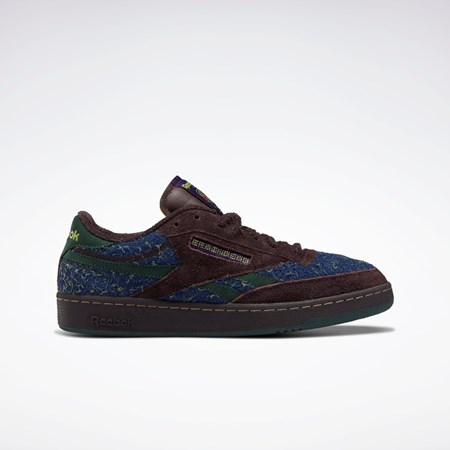 Reebok Braindead Club C Revenge Shoes Violetit Tummansininen | RAENXZ-408