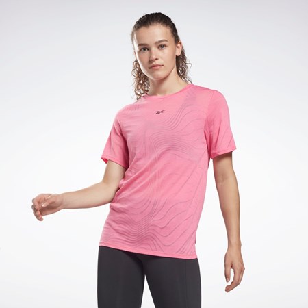 Reebok Burnout T-Shirt Pinkki | DBVTOM-649