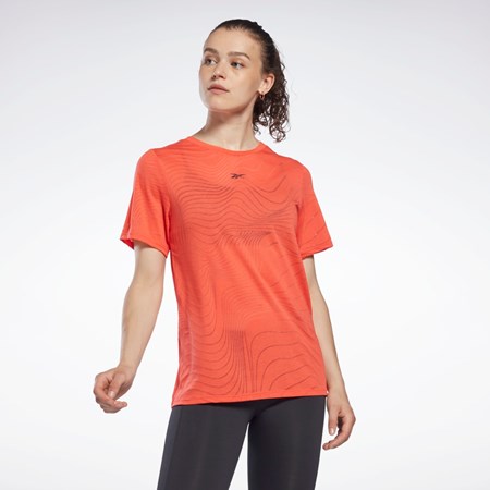Reebok Burnout T-Shirt Punainen | HZFQUA-302