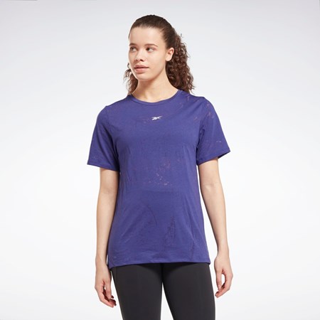 Reebok Burnout T-Shirt Violetit | LYFJUN-475