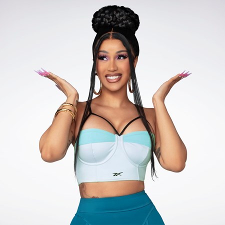 Reebok Cardi B Bralette Sininen Turkoosi | TROKVP-182
