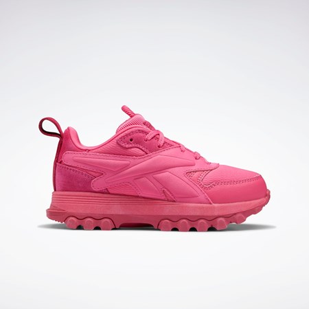 Reebok Cardi B Classic Leather V2 Shoes - Preschool Pinkki Pinkki Pinkki | PIZXLD-974