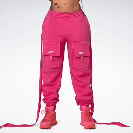 Reebok Cardi B Knit Pants Pinkki | XILABY-593
