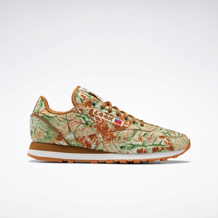 Reebok Classic Leather LQQK Shoes Ruskea Keltainen | MLDIJY-640