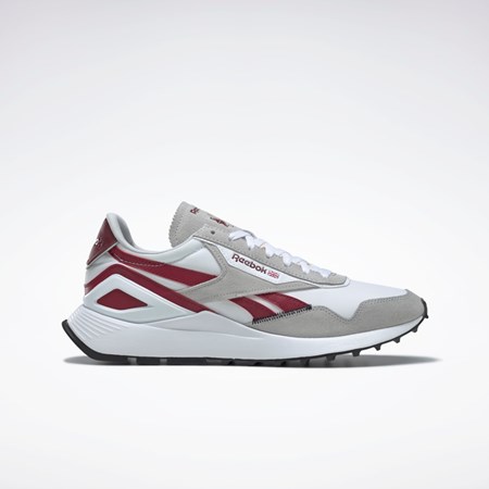 Reebok Classic Leather Legacy AZ Shoes Valkoinen Harmaat Viininpunainen | RNJMFI-475