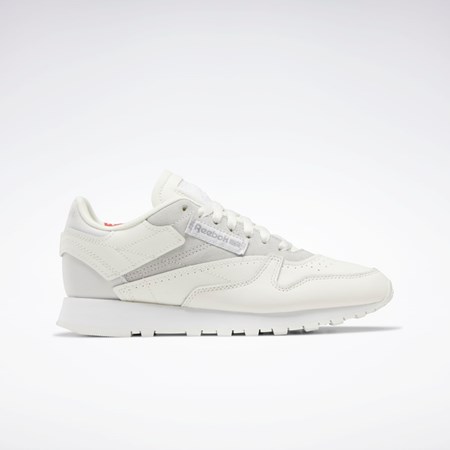 Reebok Classic Leather Make It Yours Shoes Harmaat Valkoinen | HYRFDU-926