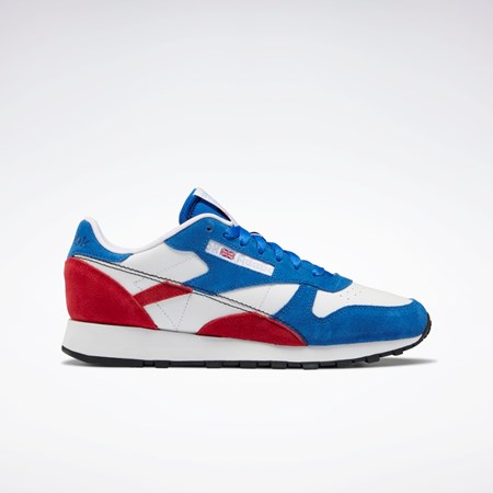 Reebok Classic Leather Make It Yours Shoes Sininen Punainen Valkoinen | THSRGL-397