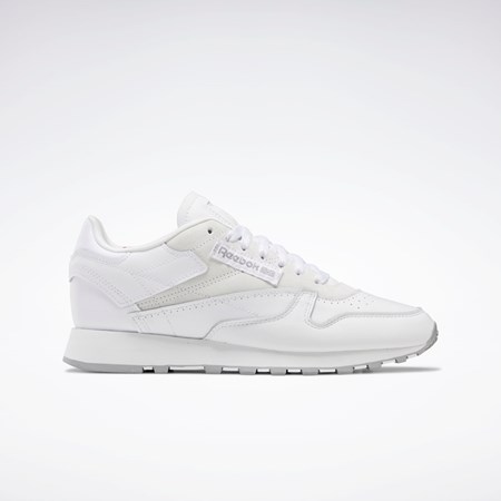 Reebok Classic Leather Make It Yours Shoes Valkoinen Harmaat | VOFANQ-573
