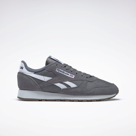 Reebok Classic Leather Shoes Harmaat Harmaat Valkoinen | MAUDRJ-861