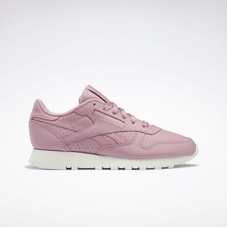 Reebok Classic Leather Shoes Infused Lilac / Infused Lilac / Chalk | VIYZQO-095