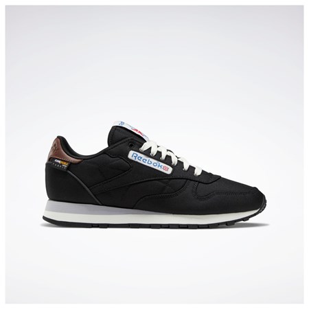 Reebok Classic Leather Shoes Mustat Ruskea | FXHSTU-302