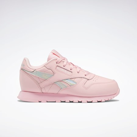 Reebok Classic Leather Shoes - Preschool Pinkki Pinkki Pinkki | SYUTDG-950