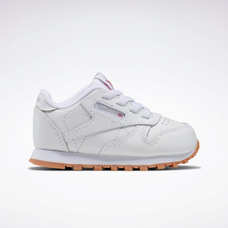 Reebok Classic Leather Shoes - Toddler Valkoinen Valkoinen | DWYEIQ-635
