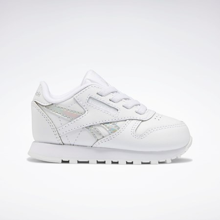 Reebok Classic Leather Shoes - Toddler Valkoinen Valkoinen Valkoinen | VJCZYF-089