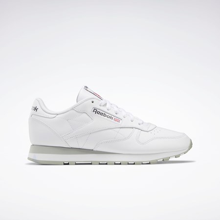 Reebok Classic Leather Shoes Valkoinen Harmaat Harmaat | TIXGMZ-370