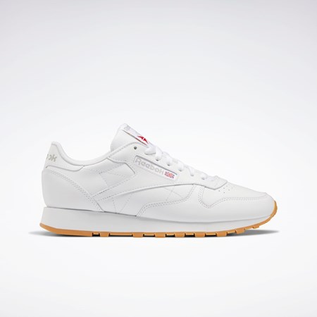 Reebok Classic Leather Shoes Valkoinen Harmaat | WFISQT-168