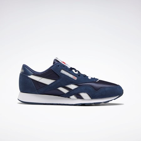 Reebok Classic Nylon Shoes Laivastonsininen Laivastonsininen Platina | OLGBIN-947