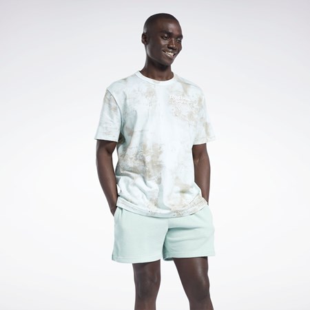 Reebok Classics Allover Print Graafinen T-Shirt Vaalean | ZANGJE-807
