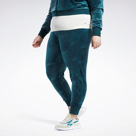 Reebok Classics Energy Q4 Velour Pants (Plus Size) Vihreä | XETJGC-593