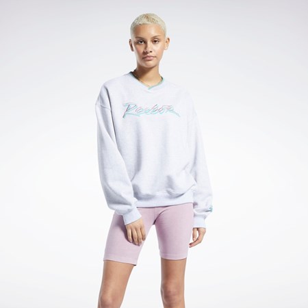 Reebok Classics Graafinen Sweatshirt Vaaleanharmaat | FQGAMT-236