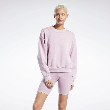 Reebok Classics Natural Dye Sweatshirt Infused Lilac | KMYAOW-925