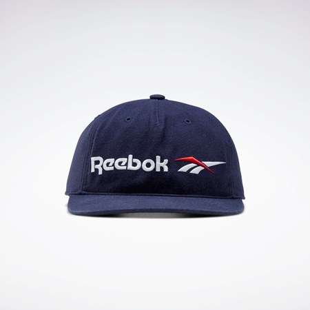 Reebok Classics Vector Litteät Peak Hat Laivastonsininen Laivastonsininen | GIMQXH-708