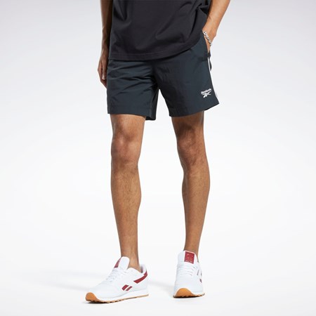 Reebok Classics Vector Shorts Mustat Mustat | SCRWTM-432