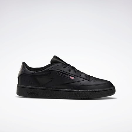Reebok Club C 85 Shoes Mustat | NGZBFQ-796