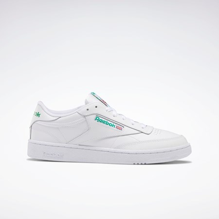 Reebok Club C 85 Shoes Valkoinen Vihreä | LBKJXG-518