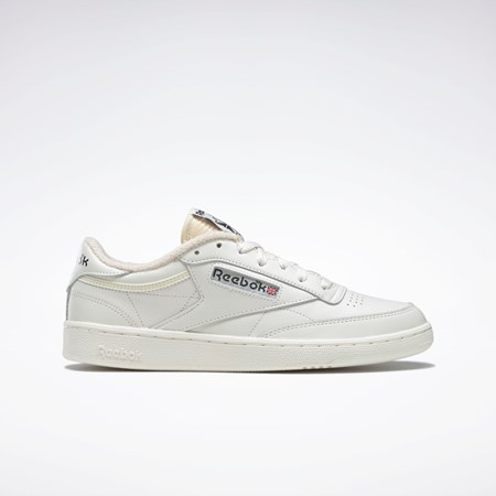 Reebok Club C 85 Vintage Shoes Mustat | ZHOIED-978