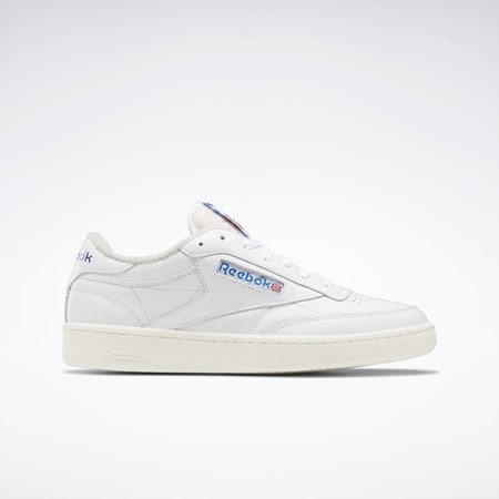 Reebok Club C 85 Vintage Shoes Valkoinen Sininen | YNRPQA-219