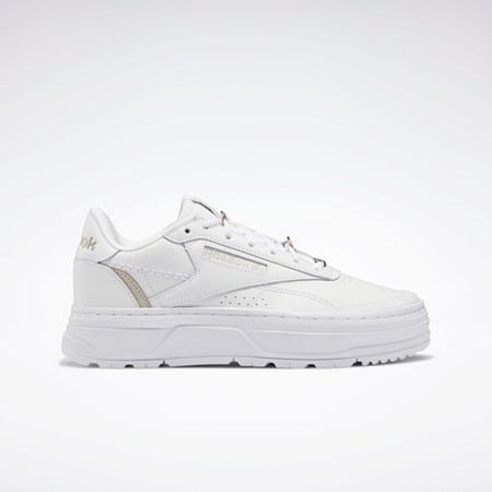 Reebok Club C Double GEO Shoes Valkoinen Valkoinen | LZTMDC-194