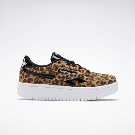 Reebok Club C Double Shoes - Preschool Mustat | AGHNFP-428