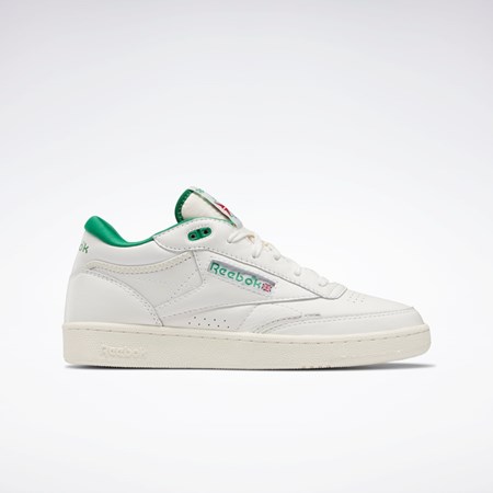 Reebok Club C Mid II Vintage Shoes Vihreä Valkoinen | HQKMGJ-918