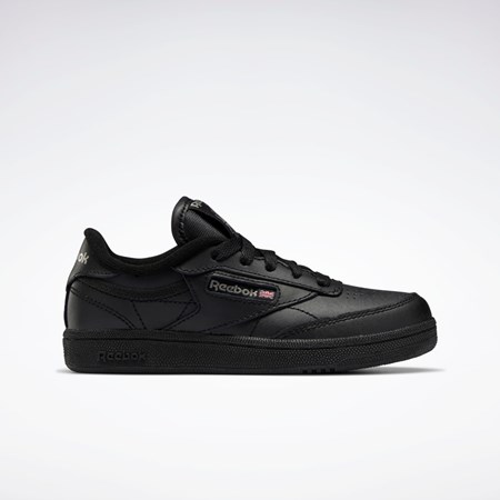 Reebok Club C Shoes - Preschool Mustat | OHTSUI-218