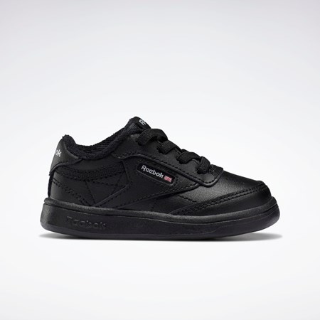 Reebok Club C Shoes - Toddler Mustat Mustat Mustat | VWTJIG-875