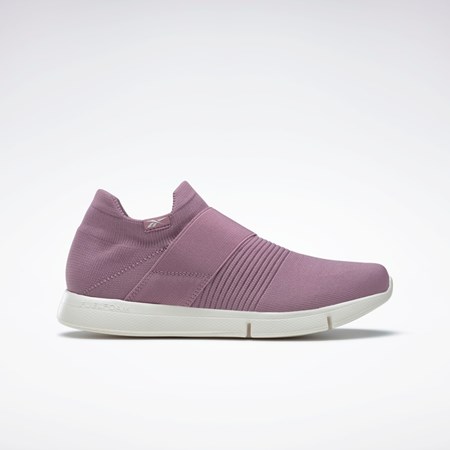 Reebok DayStart Onlux Slip-On Shoes Infused Lilac / Chalk / Infused Lilac | ZLYVBM-136