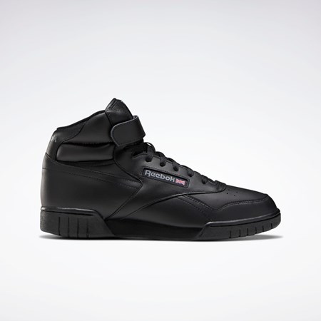 Reebok EX-O-FIT Hi Shoes Mustat | BUJXAI-498