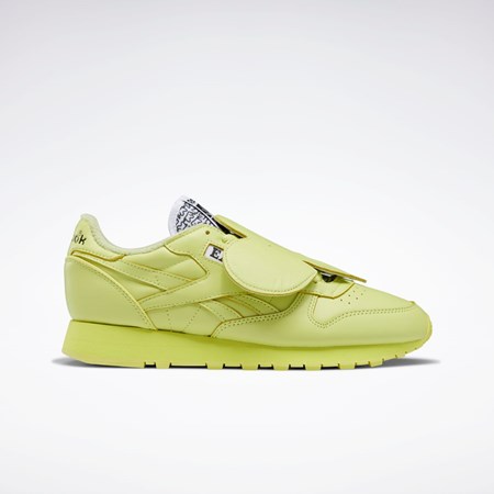 Reebok Eames Classic Leather Shoes Mustat | ZCFORX-751