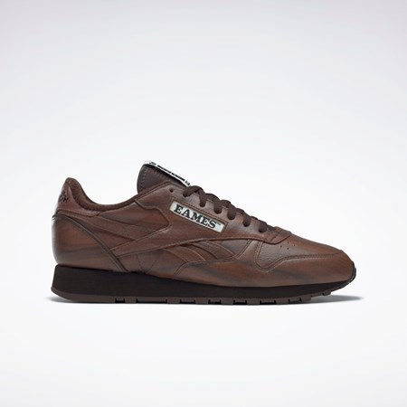 Reebok Eames Classic Leather Shoes Tummanruskea Tummanruskea Tummanruskea | XYCIQT-413