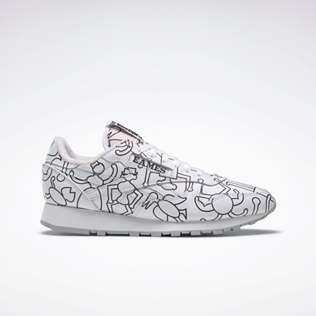 Reebok Eames Classic Leather Shoes Valkoinen Valkoinen Mustat | IASNOV-315