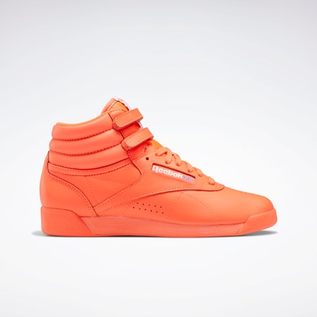 Reebok Freestyle Hi Shoes Oranssi Oranssi Valkoinen | GRLYDK-490