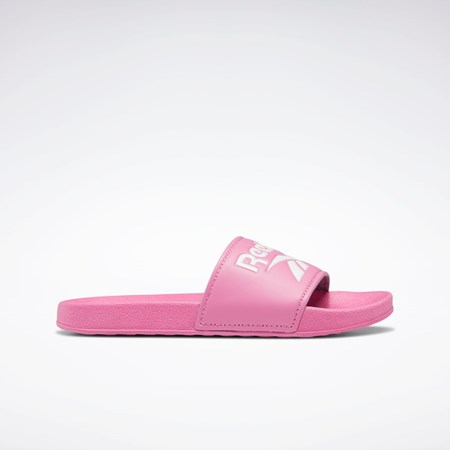 Reebok Fulgere Slides - Preschool Pinkki Pinkki Valkoinen | LRUXYW-619