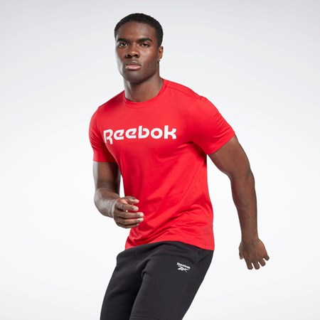 Reebok Graafinen Series Linear Logo Tee Punainen | IPZKOQ-258